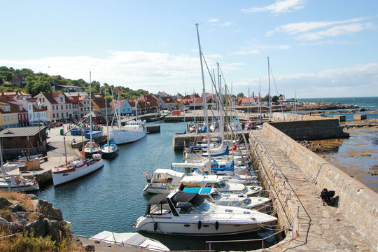 Gudhjem Harbor