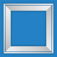 blue picture frame