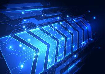 abstract vector speed future technology background illustration