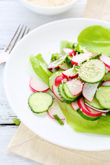 crispy vegetables salad