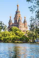 Naklejka premium Church of St. Peter and Paul Church, Peterhof, Saint Petersburg
