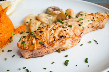 pavé de saumon frais
