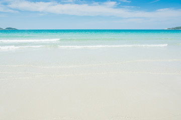 Beach and tropical sea