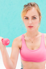 young women exercise image