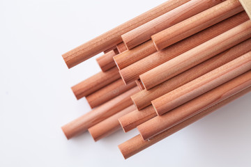 color pencil on white background