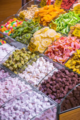 Show-window with east sweets, the Grand Bazaar, Istanbul