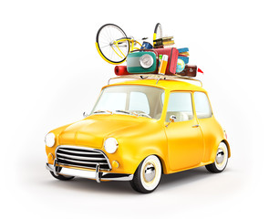 Fototapeta premium summer travel illustration