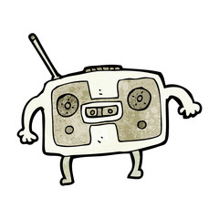 radio cassette player cartoon