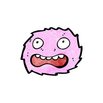 little pink furball monster