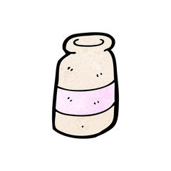 cartoon tablet bottle