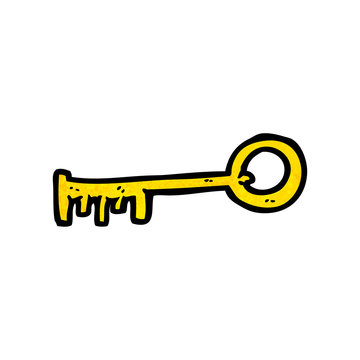 cartoon key