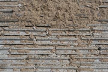 crude brick and sand  background texture