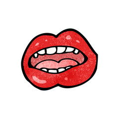 cartoon lips