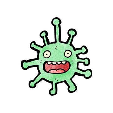 recommend clip art: cartoon germ