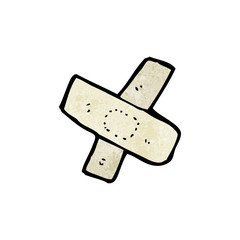 cartoon sticking plaster