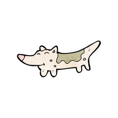 cartoon little dog