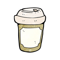 take out coffee cartoon