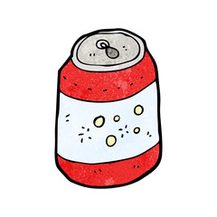 cartoon soda can