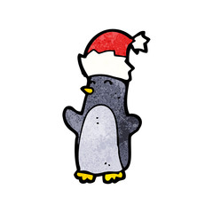 cute christmas penguin