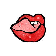 sexy lips cartoon