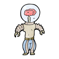 cartoon futuristic robot