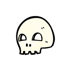 cartoon skull symbol
