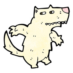 cartoon wolf