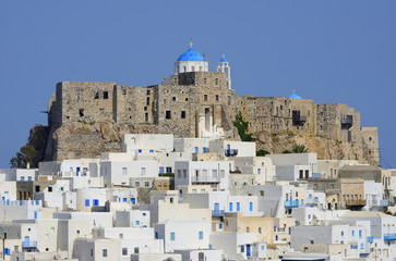 The historic Querini Castle at Astypalea Island