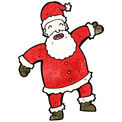 dancing santa claus cartoon