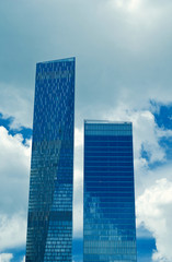 New buildings modern business center "Moscow-city" in Moscow. Skyscrapers