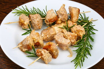 Chicken skewers