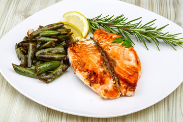 Salmon steak