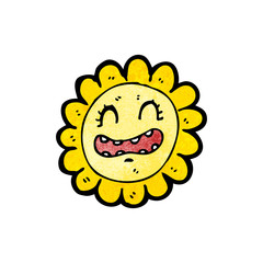 cartoon sunflower