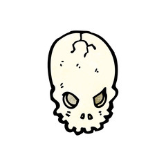cartoon skull