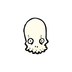 cartoon skull