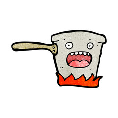 bubbling kitchen pot cartoon