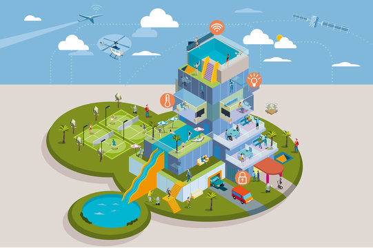 People Living in a Smart Residential Building