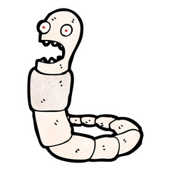 cartoon worm
