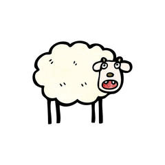 cartoon sheep