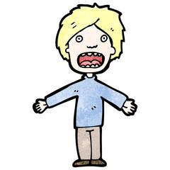cartoon gasping man