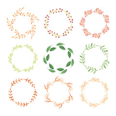 Wreath Watercolor photos, royalty-free images, graphics, vectors