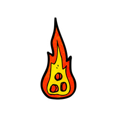 cartoon flames