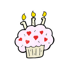 cartoon cupcake