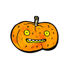 cartoon halloween pumpkin