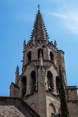 Fototapeta na wymiar Clocher église Saint-Didier