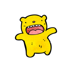 cartoon little teddy bear