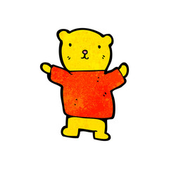 cartoon little teddy bear