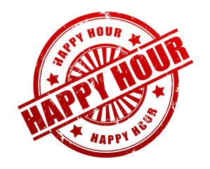 happy hour stamp
