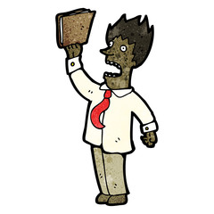 angry businessman cartoon