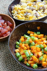 Vietnamese food, fried rice, Asian eating